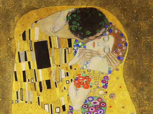 💋 The Kiss – Gustav Klimt (Detail) (1907-1908)