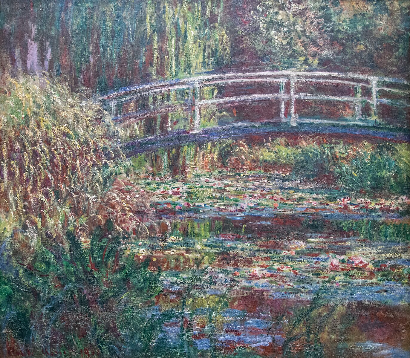 The Water Lily Pond, Pink Harmony – Claude Monet (circa 1900–1909)