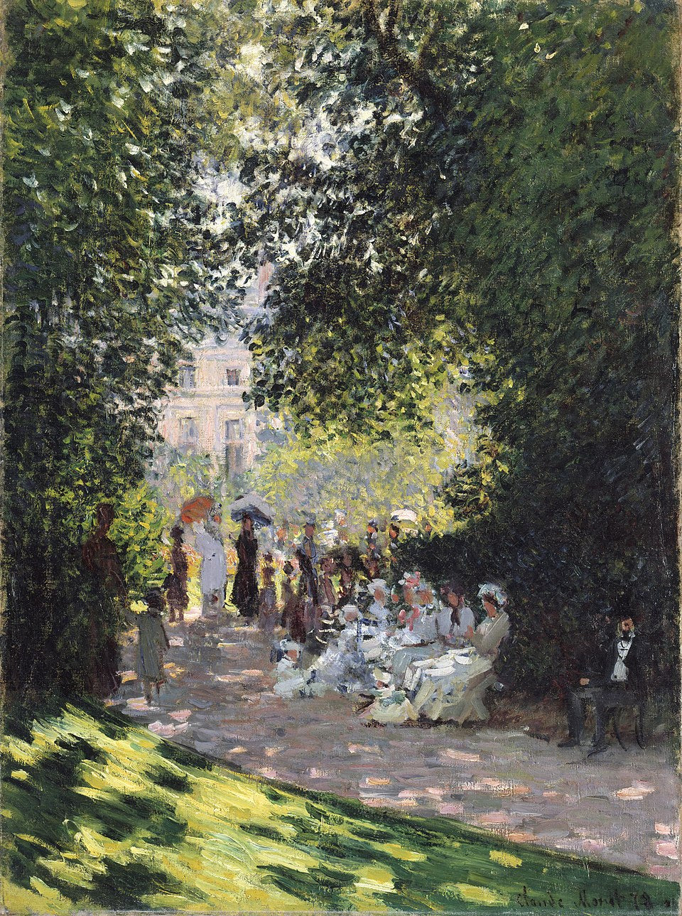 Parc Monceau - Monet Painting