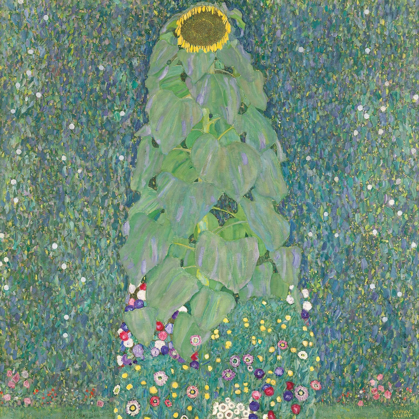 🌻🎨 The Sunflower – Gustav Klimt (1907)