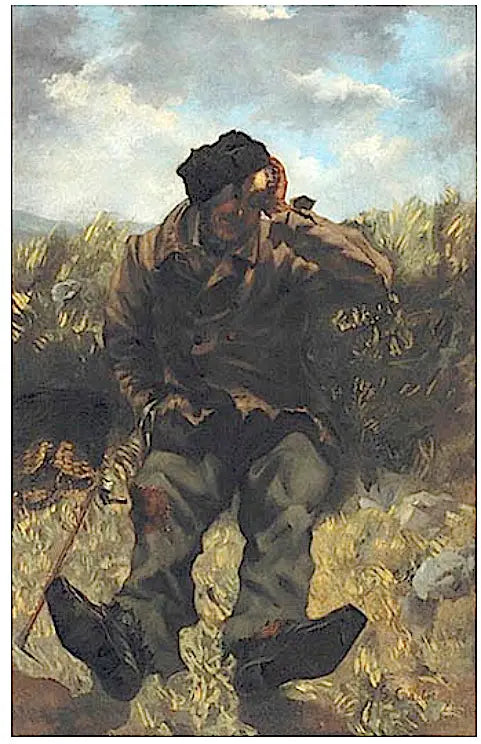 The Chemineau - Gustave Courbet