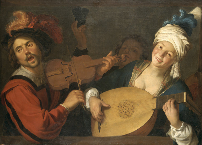 The Singers - Gerrit van Honthorst