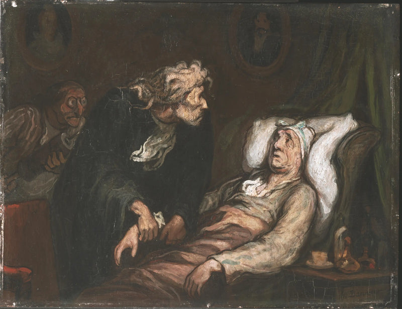 The Imaginary Invalid - Honoré Daumier