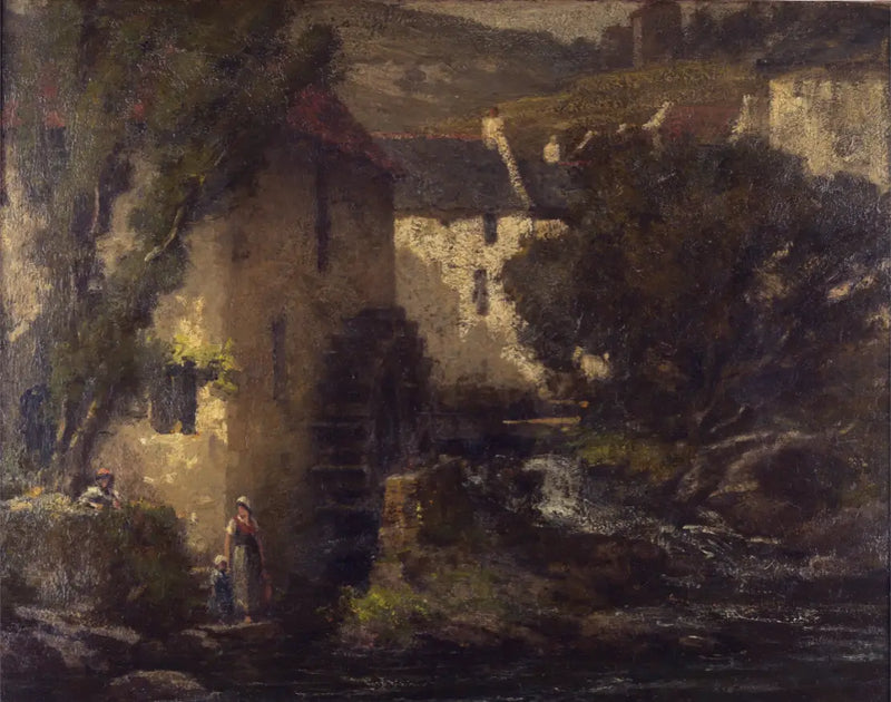 The Water Mill - Gustave Courbet