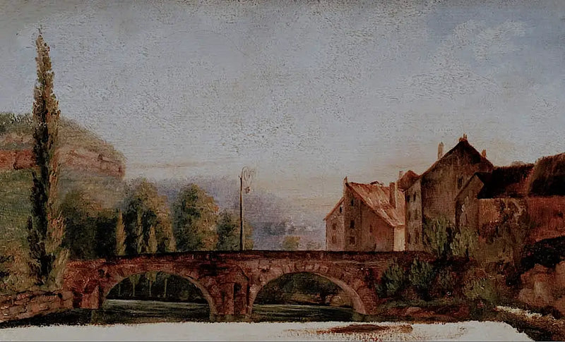 The Nahin Bridge - Gustave Courbet
