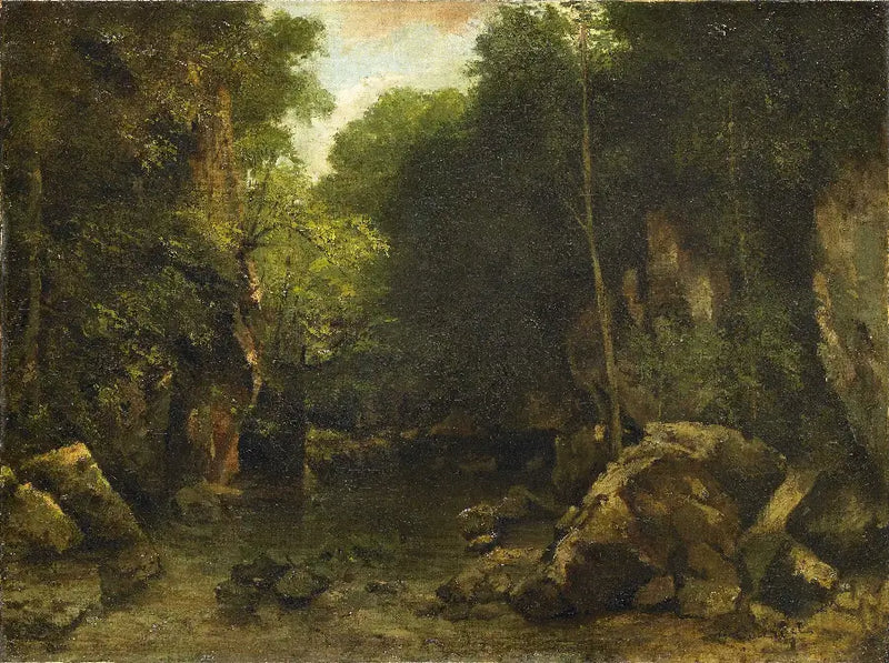 The Black Well - Gustave Courbet