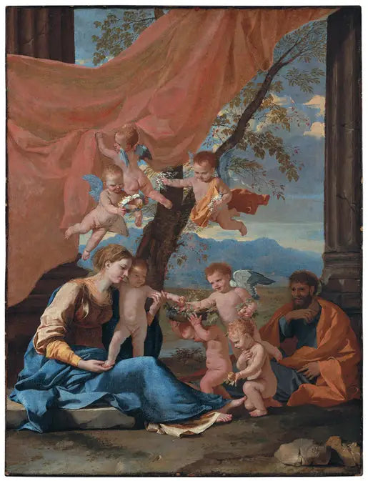 The Repose during the Flight into Egypt - Nicolas Poussin