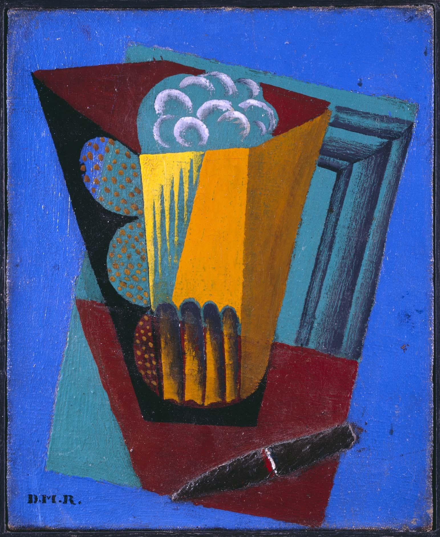 Le bock (Verre à bière) - Diego Rivera