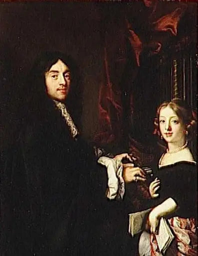 Charles Couperin and the painter's daughter - Claude Lefèbvre