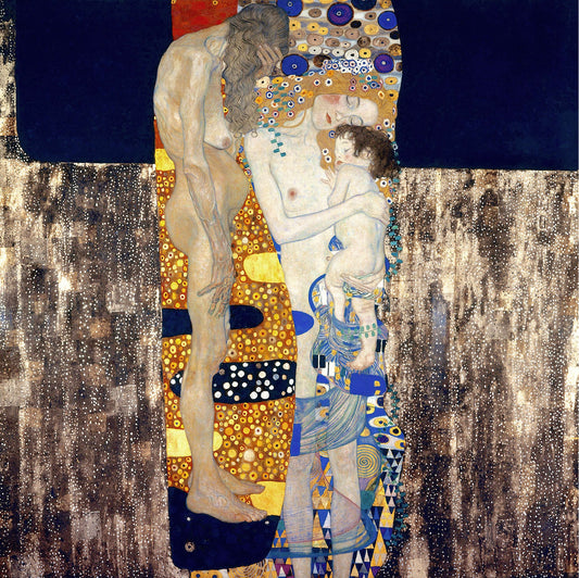 🌺✨ The Three Ages of Woman – Gustav Klimt (1905)