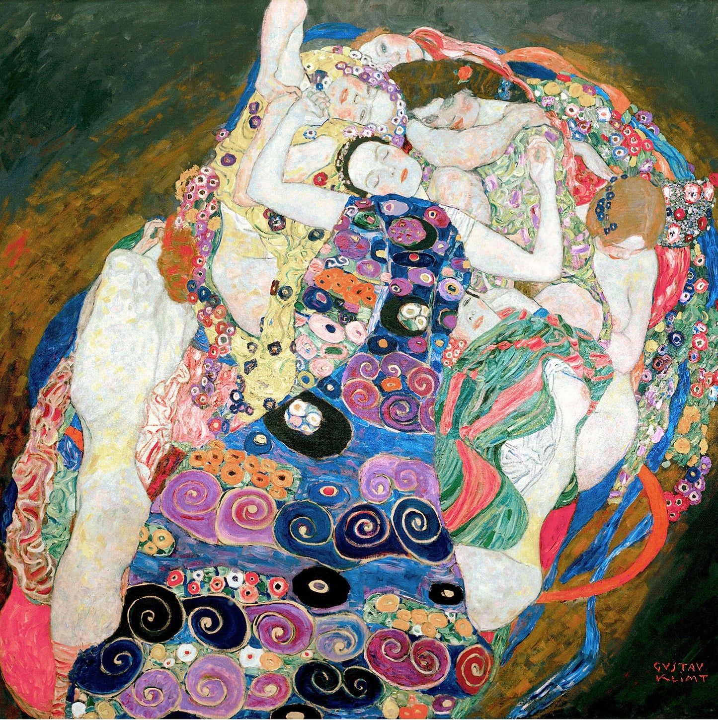 🌸✨ The Virgins – Gustav Klimt (1913)
