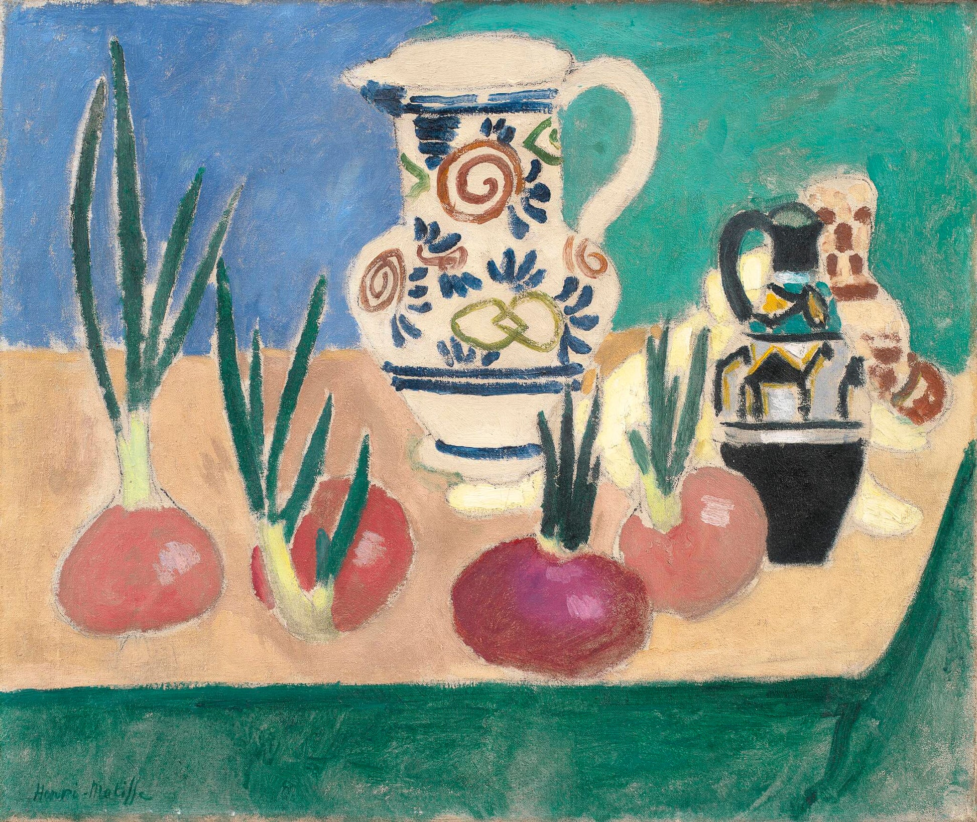 Reproduction du tableau « Les Oignons roses - Henri Matisse » par Alpha Reproduction en peinture à l’huile