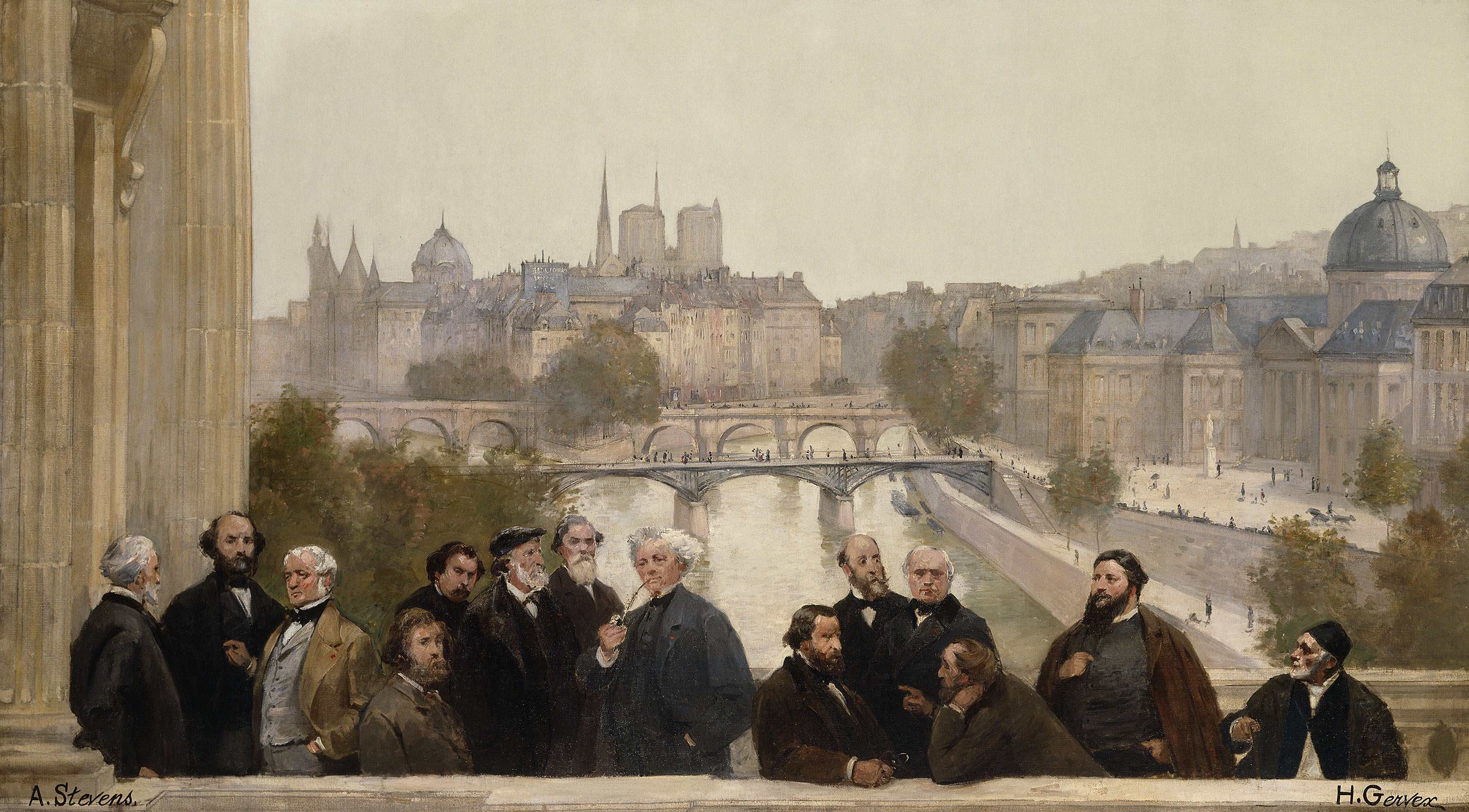 Le panorama du siècle : Dupré, Rousseau, Isabey, Millet, Couture, Daubigny, Diaz, Corot, Troyon, Fromentin, Barye, Decamp, Courbet, Robert-Fleury - Henri Gervex