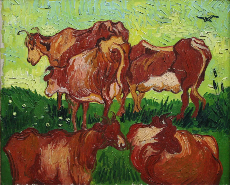The Cows - Vincent van Gogh