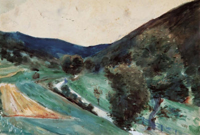Vue sur une vallée - Lesser Ury