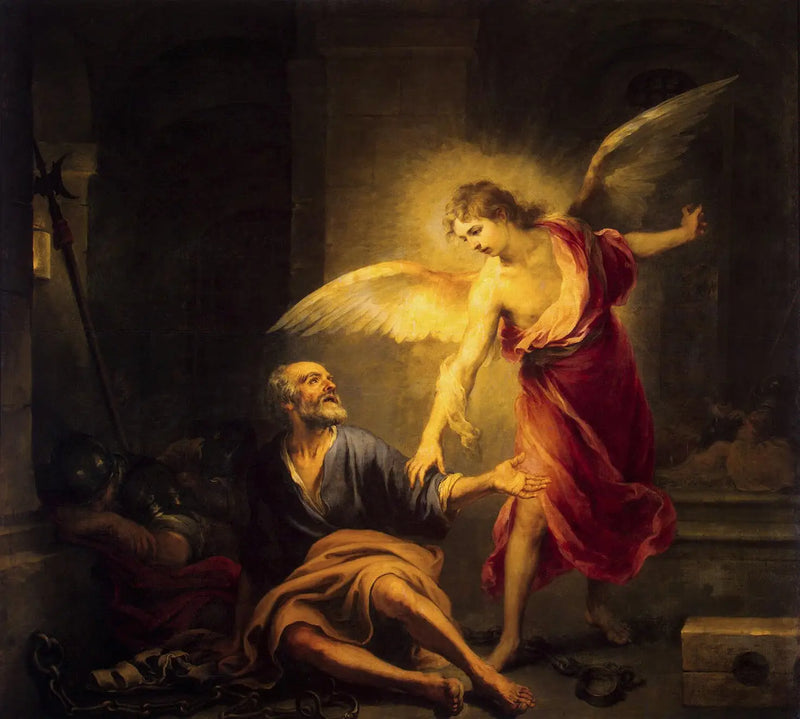 Liberation of Saint Peter - Bartolomé Esteban Murillo
