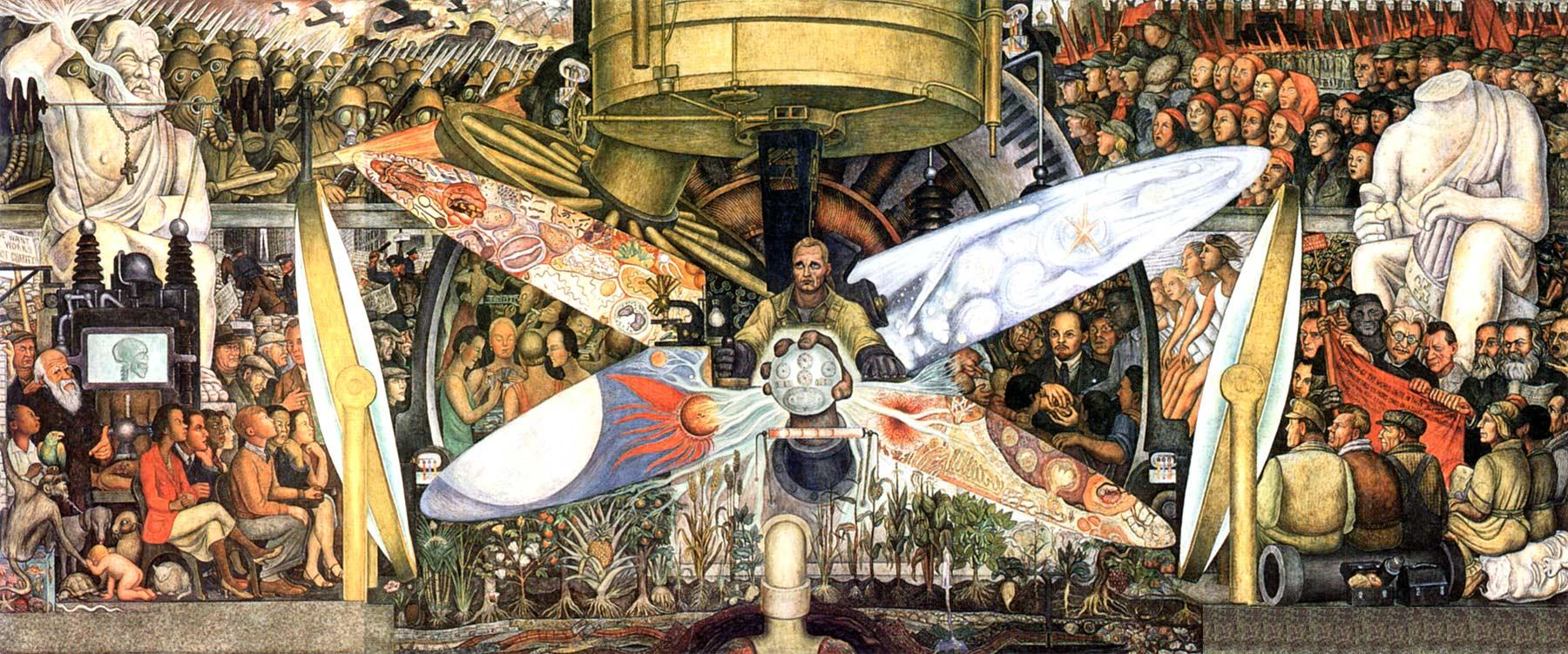 L'homme, contrôleur de l'univers - Diego Rivera