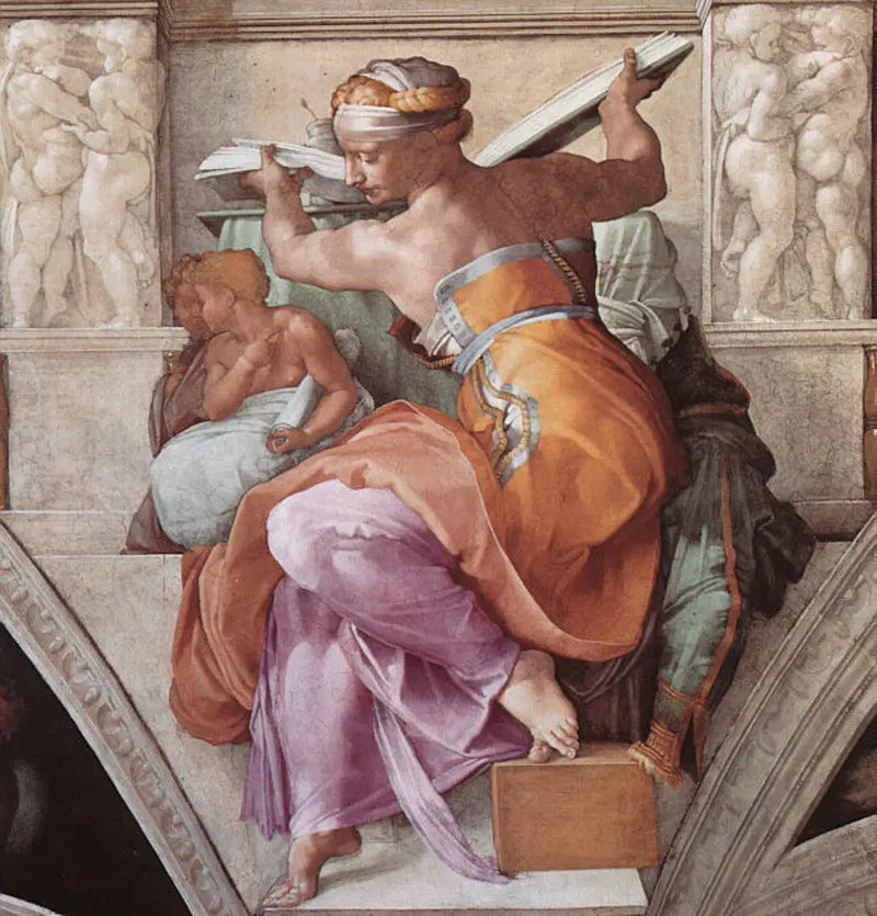 The Libyan Sibyl - Michelangelo