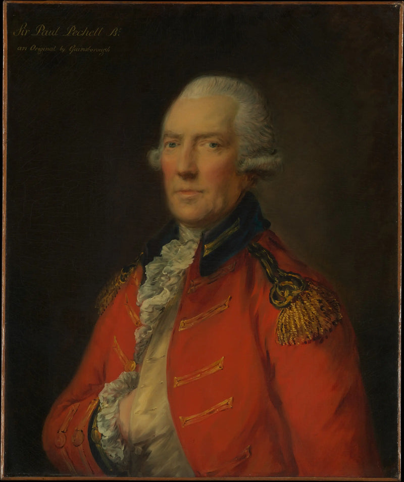 Lieutenant Colonel Paul Pechell (1724-1800) - Thomas Gainsborough