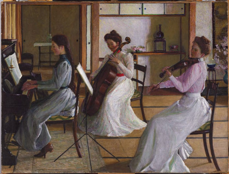 The Trio, Tokyo, Japan - Lilla Cabot Perry