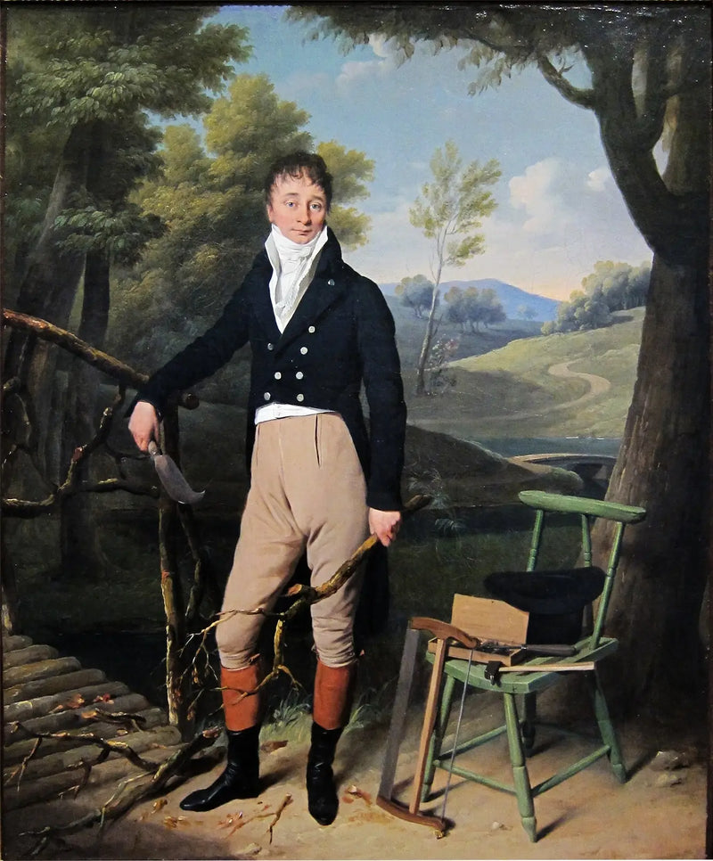 Portrait of Charles d'Aucourt de Saint-Just - Louis-Léopold Boilly