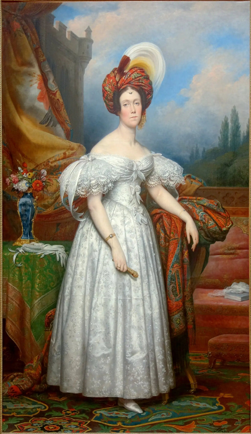 The Marquise Charles de Bethisy, née Adèle-Mathilde-Emmanuelle de Guernonval d'Esquelbecq - Charles de Steuben