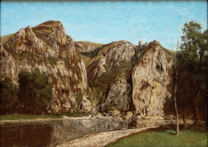 The Meuse at Freyr - Gustave Courbet