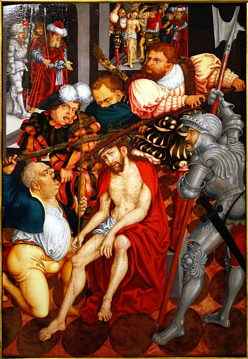 The Derision of Christ - Lucas Cranach the Elder