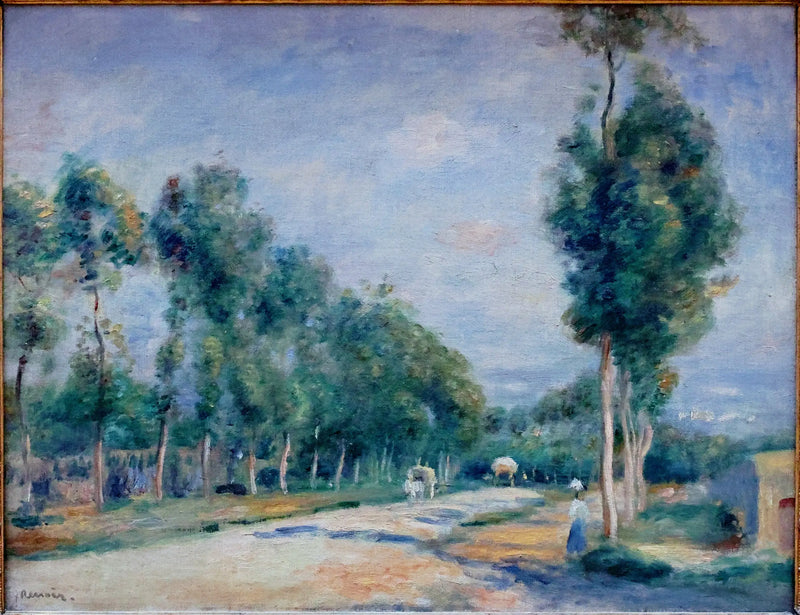 Road to Versailles in Louveciennes - Pierre-Auguste Renoir