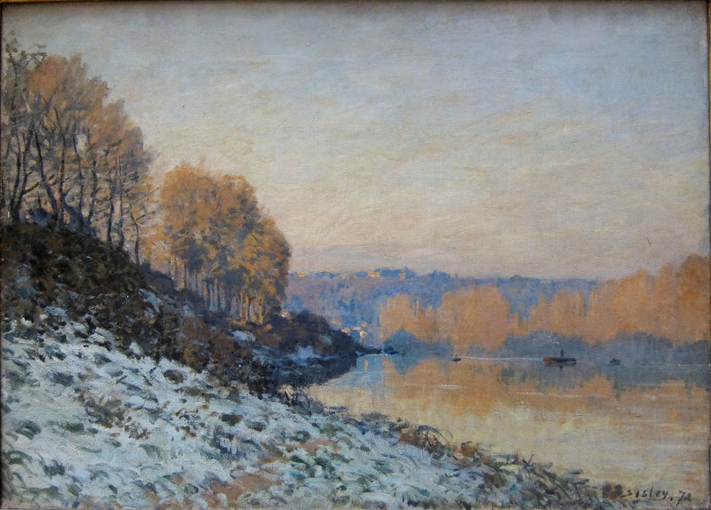 Port-Marly, white frost - Alfred Sisley