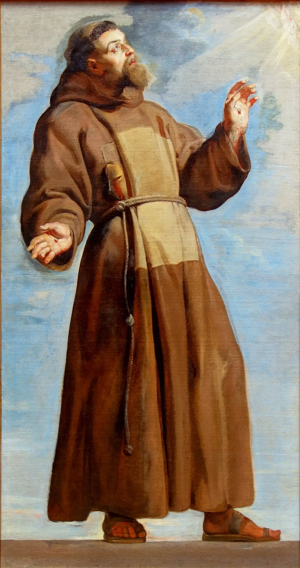 Saint François en extase - Peter Paul Rubens - Alpha Reproduction