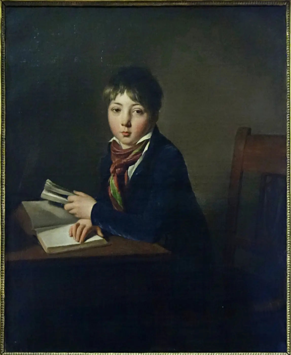 Portrait de Julien Boilly enfant - Louis-Léopold Boilly - Alpha Reproduction