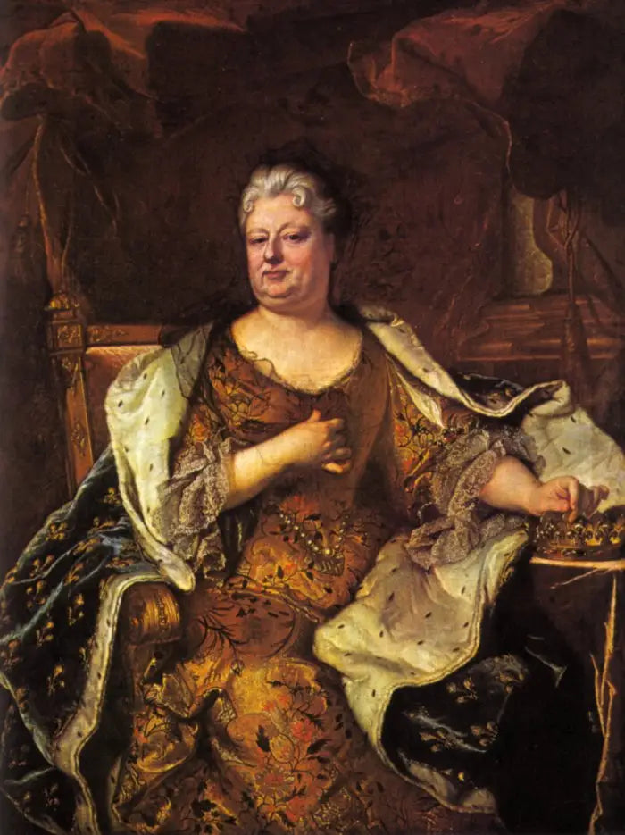 Portrait of Elisabeth-Charlotte of Orléans - Hyacinthe Rigaud