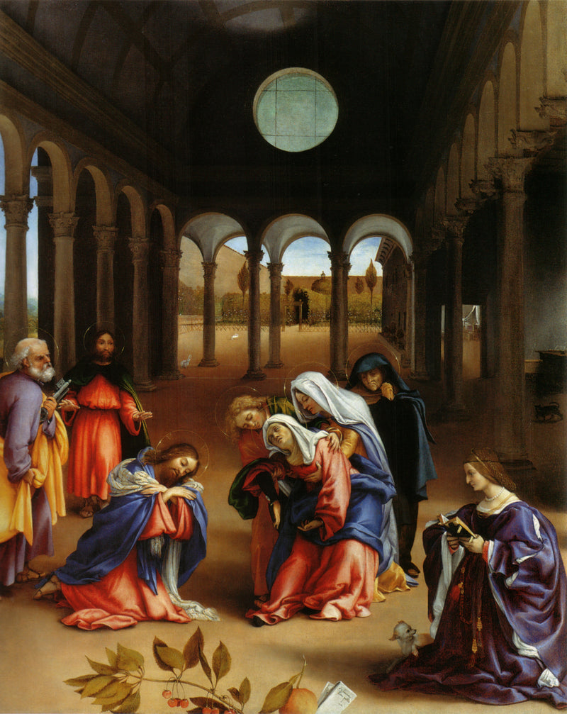 The Farewell of Christ to His Mother - Lorenzo Lotto