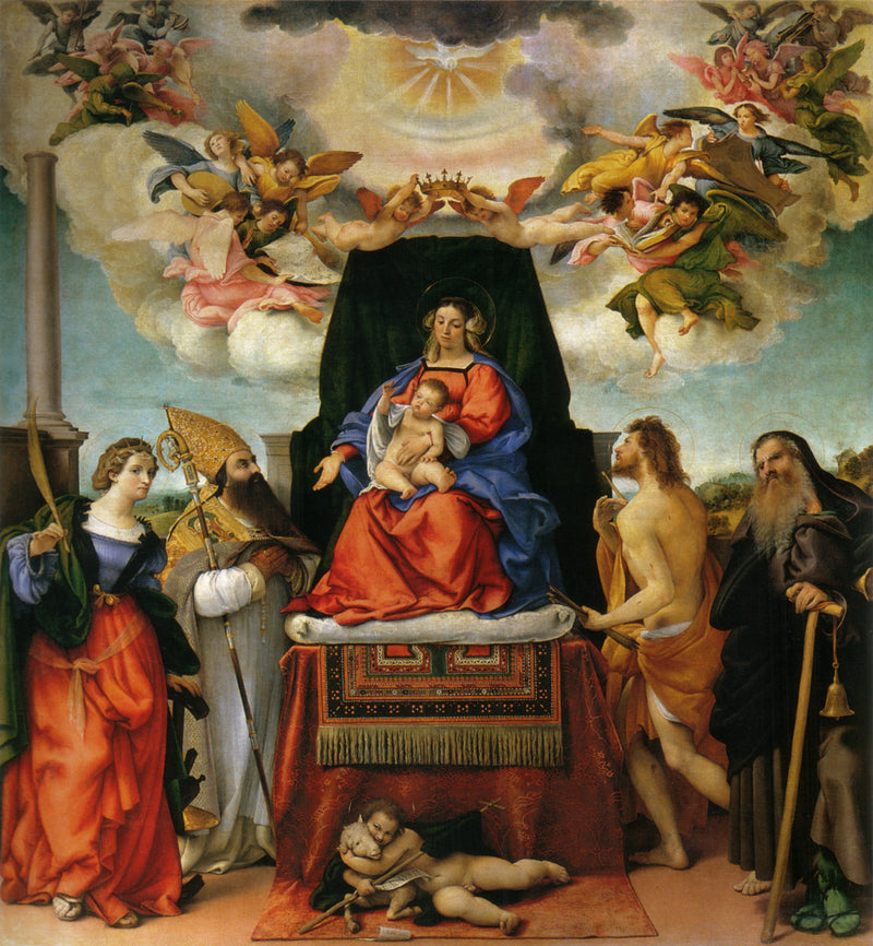 The Virgin and Child with Saints - Lorenzo Lotto