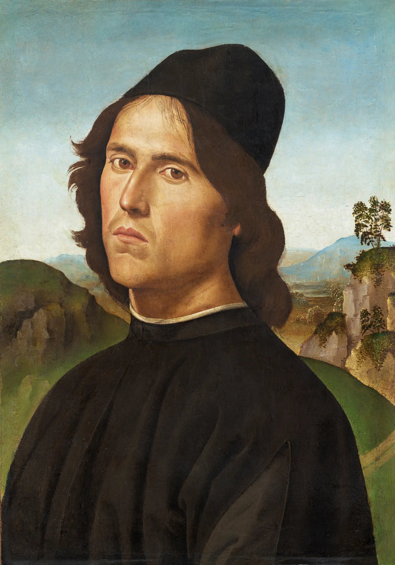 Portrait of Lorenzo di Credi - Pietro Perugino