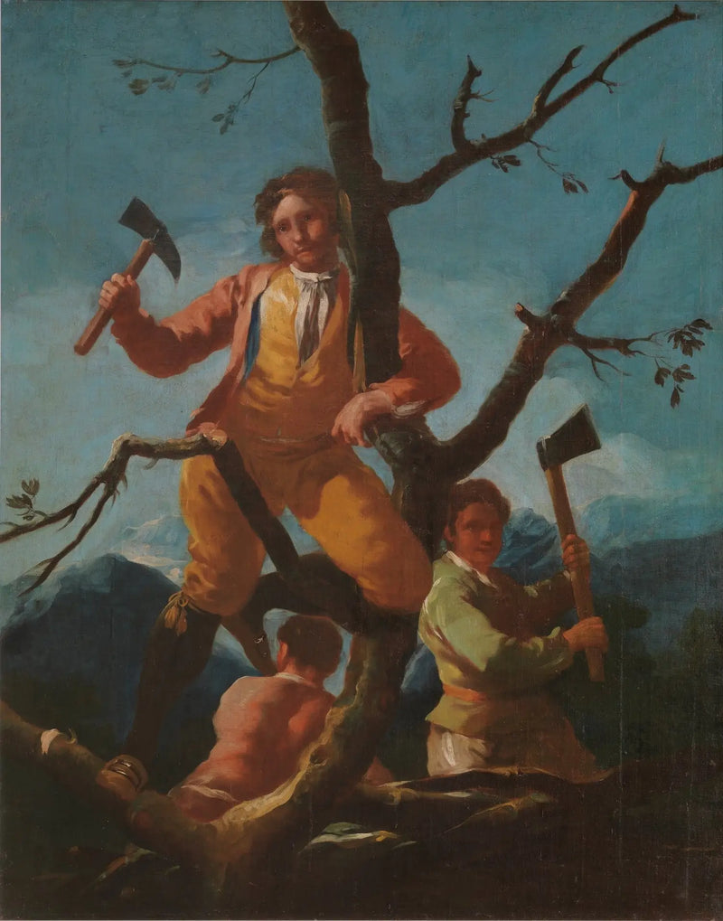 The Woodcutters - Francisco de Goya