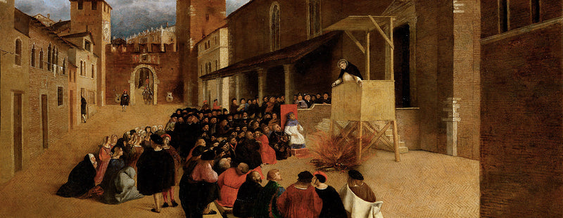 Homélie de saint Dominique à Recanati - Lorenzo Lotto