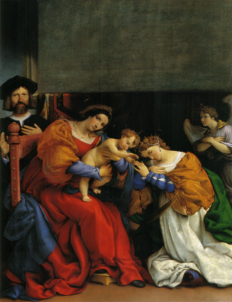 The Mystic Marriage of Saint Catherine - Lorenzo Lotto