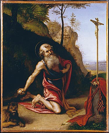 Saint Jerome Penitent - Lorenzo Lotto