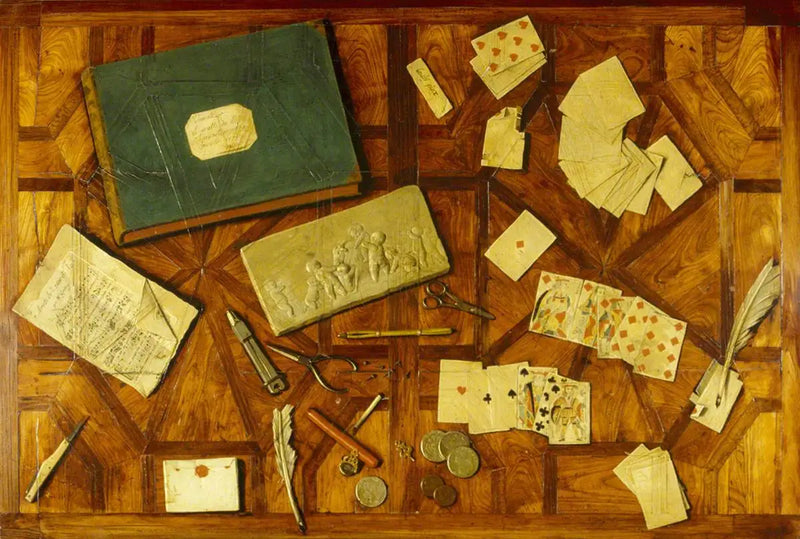 Trompe-l'œil tabletop - Louis-Léopold Boilly