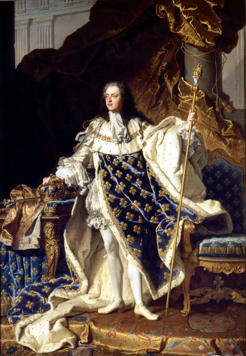 Louis XV, King of France - Hyacinthe Rigaud