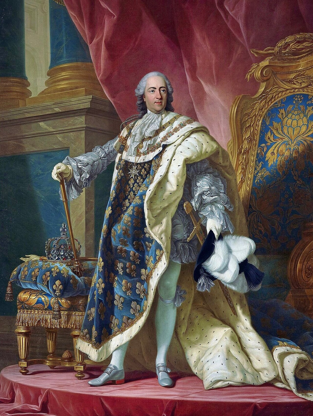 Louis XV, King of France – Louis-Michel van Loo