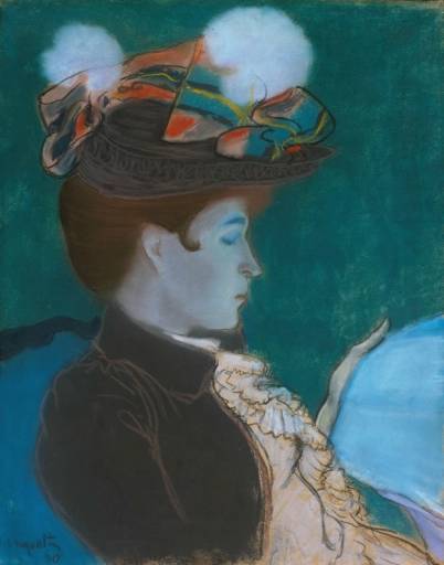 Femme lisant un journal - Louis Anquetin - Alpha Reproduction