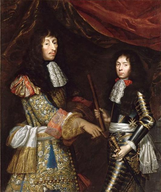 Louis II de Bourbon Condé and his son Henri-Jules, duc d'Enghien - Juste d'Egmont