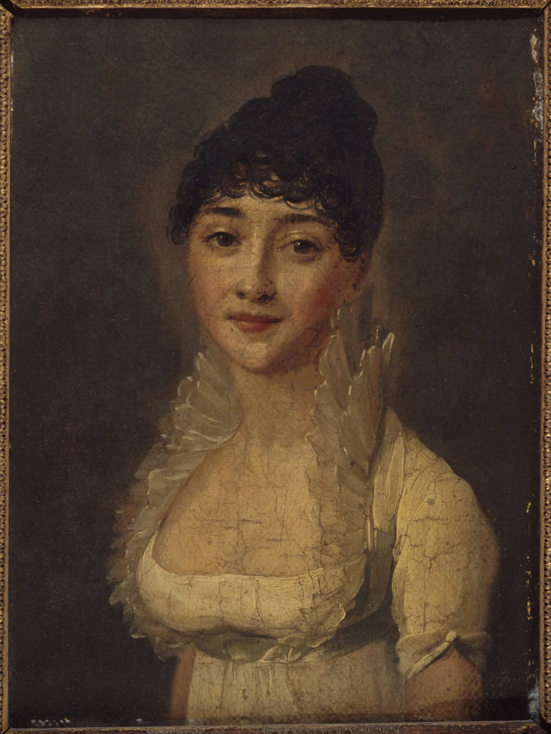 Portrait of a woman in a white dress - Louis-Léopold Boilly