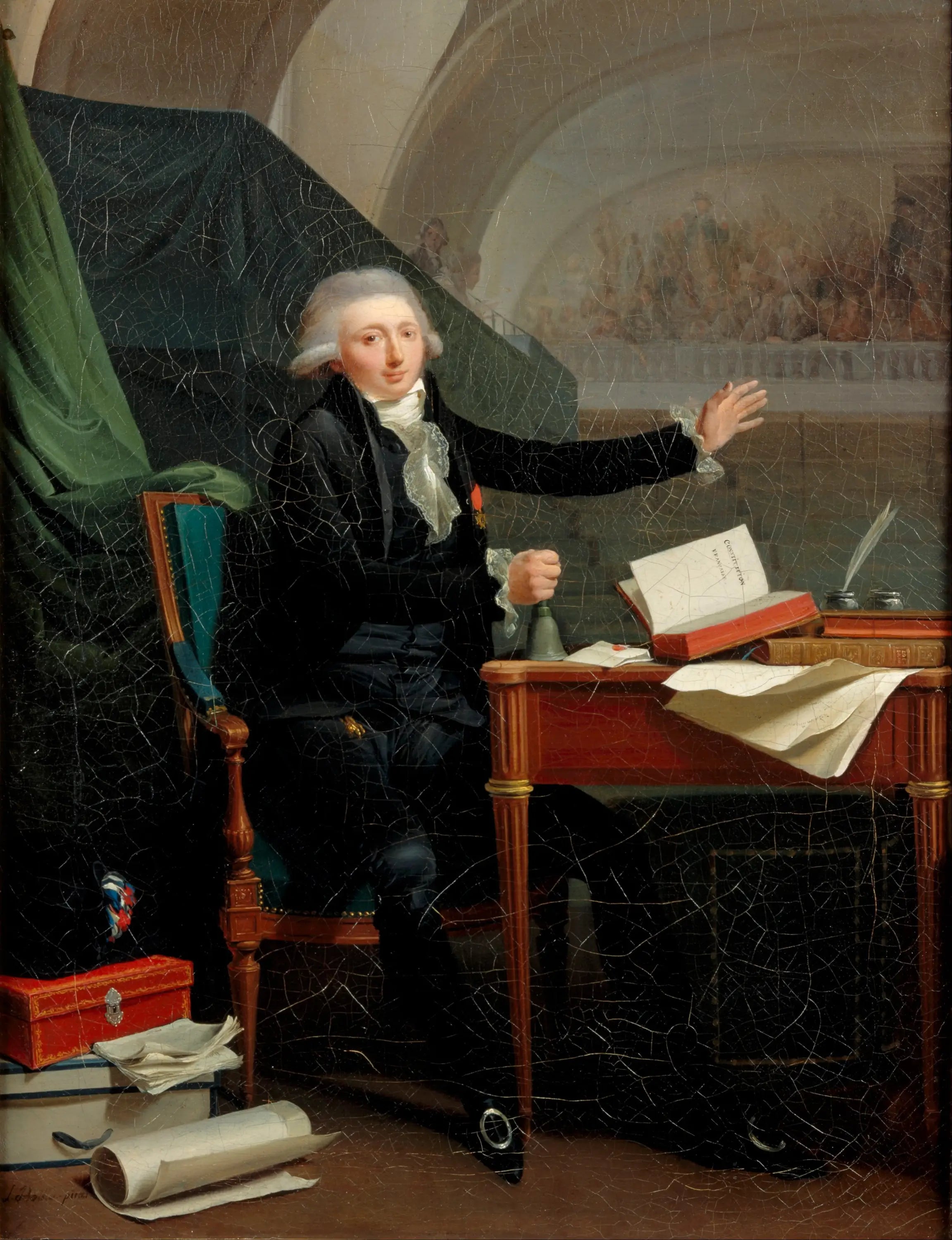 Portrait de Jan Anthony d’Averhoult (1756-1792) - Louis-Léopold Boilly - Alpha Reproduction
