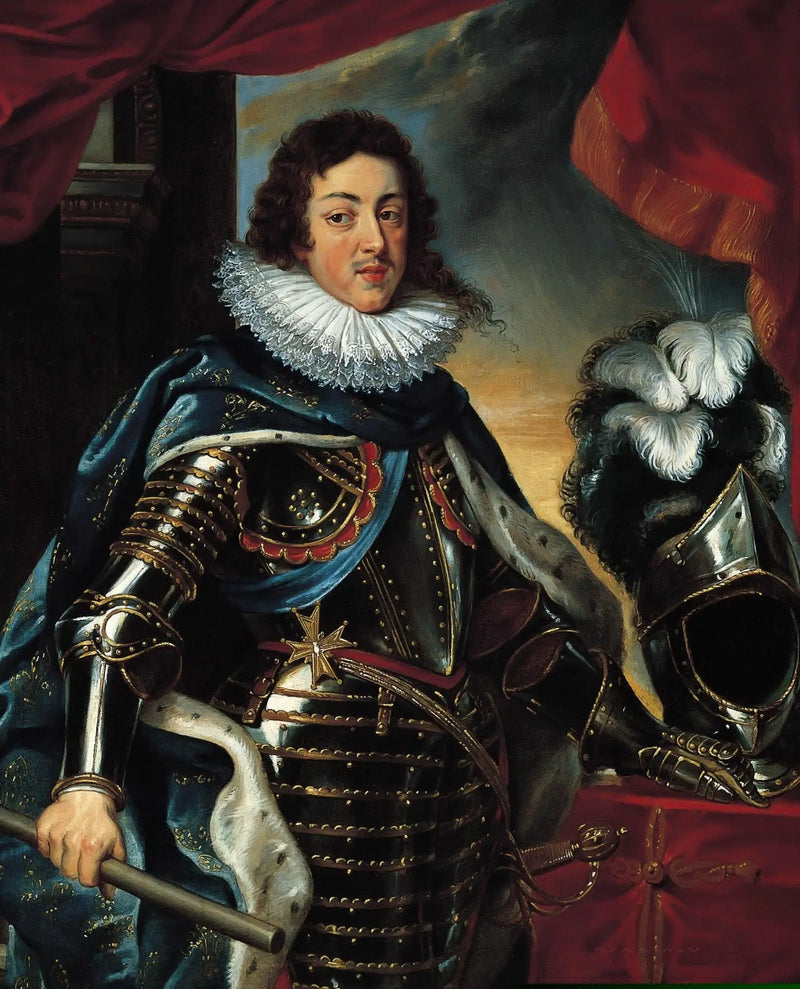 Portrait of Louis XIII in armor - Peter Paul Rubens