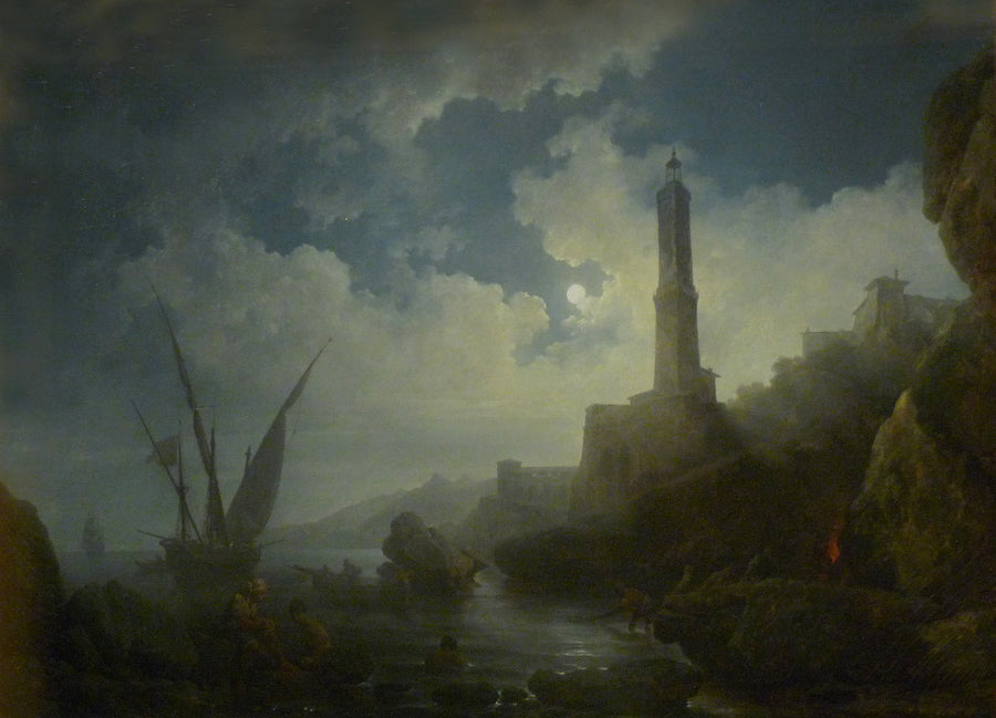 Loutherbourg-Marine au clair de lune – Ji-Elle
