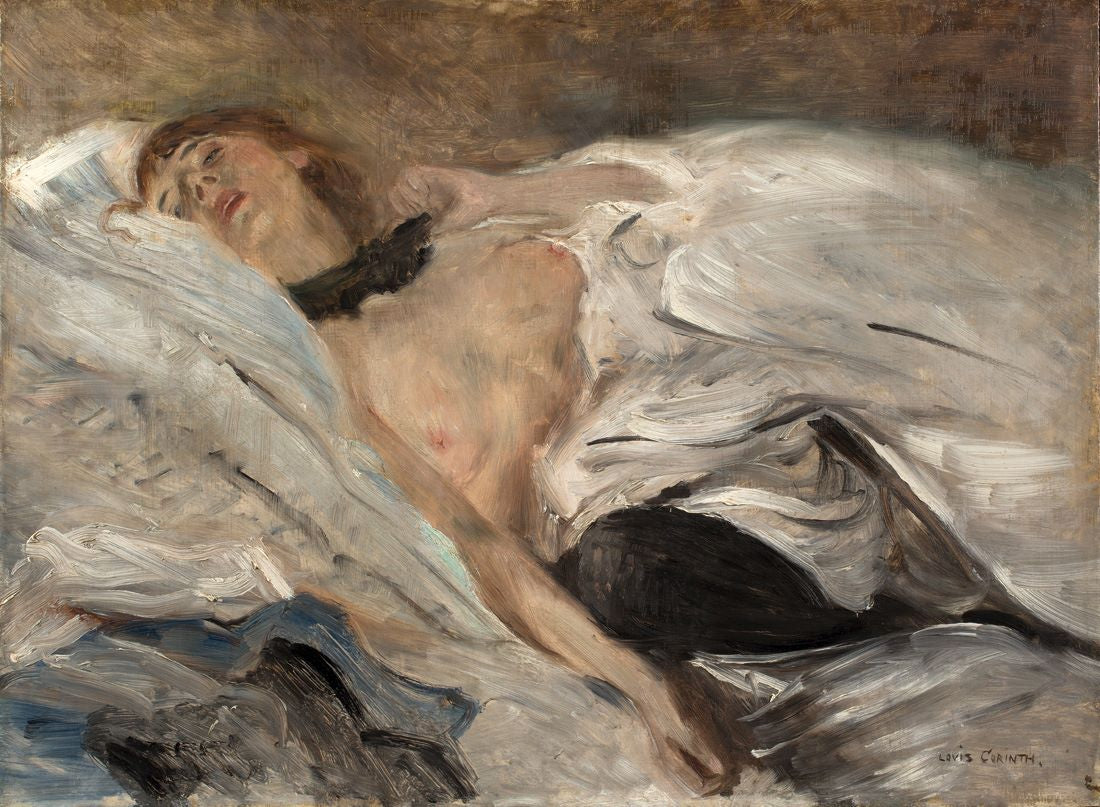 Fille endormie - Lovis Corinth